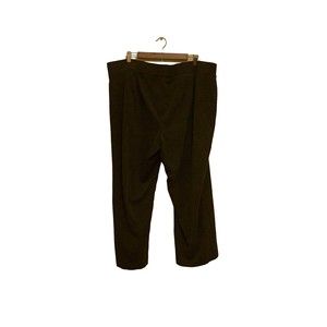 Lane Bryant Womens 26/28 Plus Short Gray dress pants pull up Stretch Career